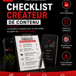Checklist du créateur de contenu