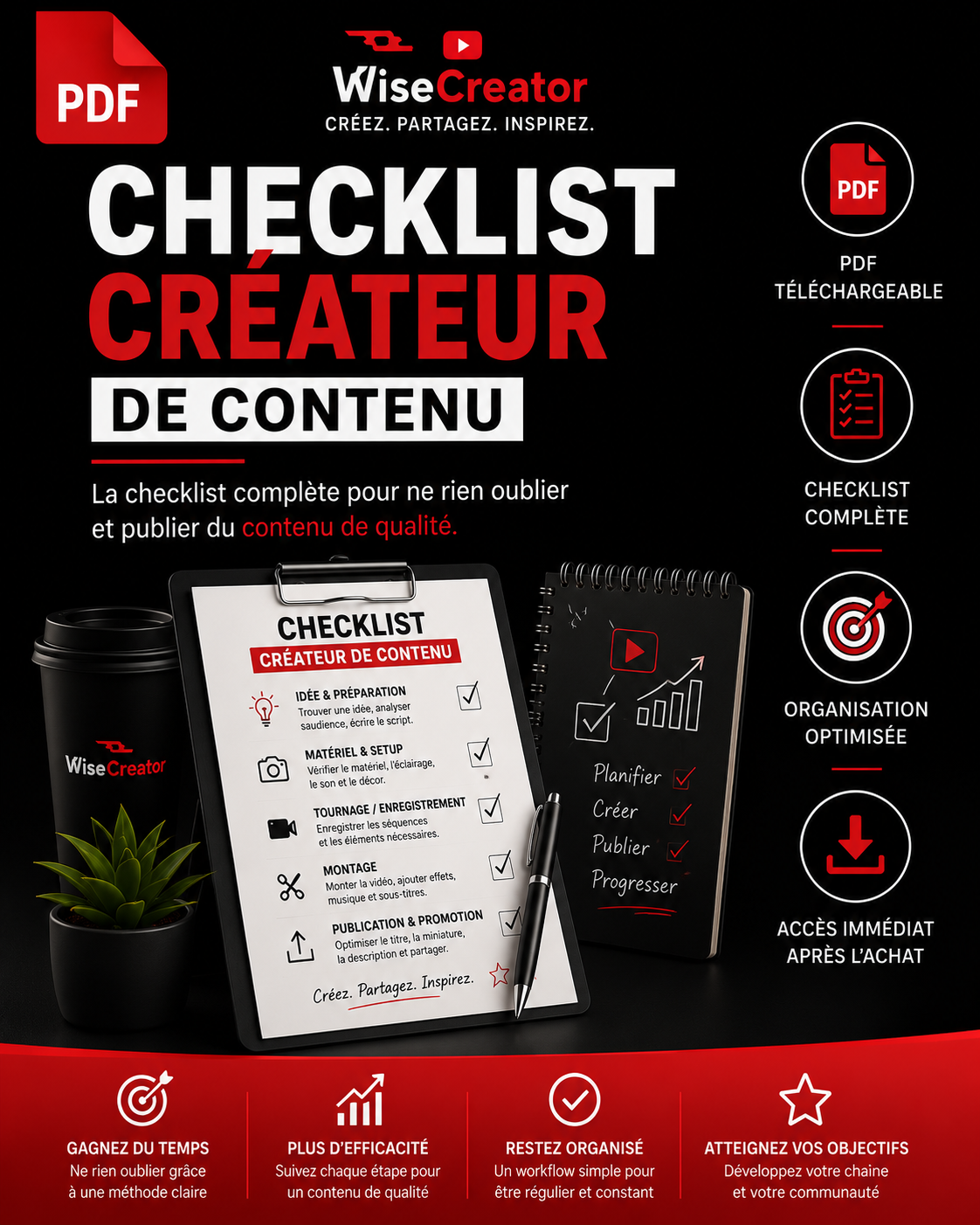 Checklist du créateur de contenu